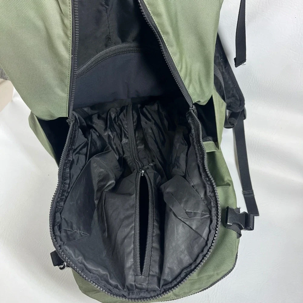 Lululemon Cruiser Backpack Sage Green Olive Multi Pocket Commuter Bag OS